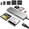 Cfast 2.0 Card Reader,USB 3.0 USB C CF/SD/TF/XD Aluminum