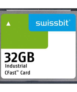 Swissbit Industrial Cfast Card, 32 Gb,Sfca032gh1ao2to-i-qc-216-std