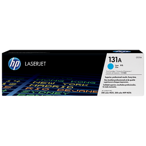 HP 131A Cyan Original LaserJet Toner Cartridge (CF211A)
