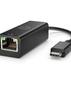 HP USB-C to RJ45 Adapter – Black – V7W66AA