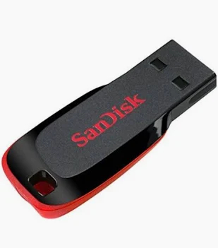 SanDisk Cruzer Blade USB 2.0 Flash Drive – 16GB (SDCZ50-016G-B35)