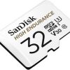 SanDisk High Endurance microSDHC 32GB + SD Adapter (SDSQQNR-032G-GN6IA)