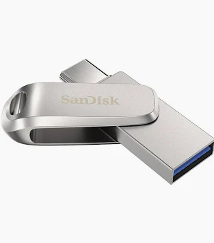 SanDisk Ultra Dual Drive Luxe USB Type-C Flash Drive – 64GB (SDDDC4-064G-G46)