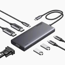 UGREEN 8-in-1 USB-C 4K Docking Station Dual Monitor (UG-35588)