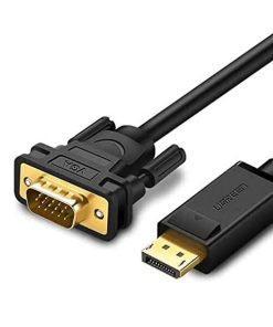 UGREEN DP Male to VGA Male Cable 1.5m (Black) – DP105 UG-10247