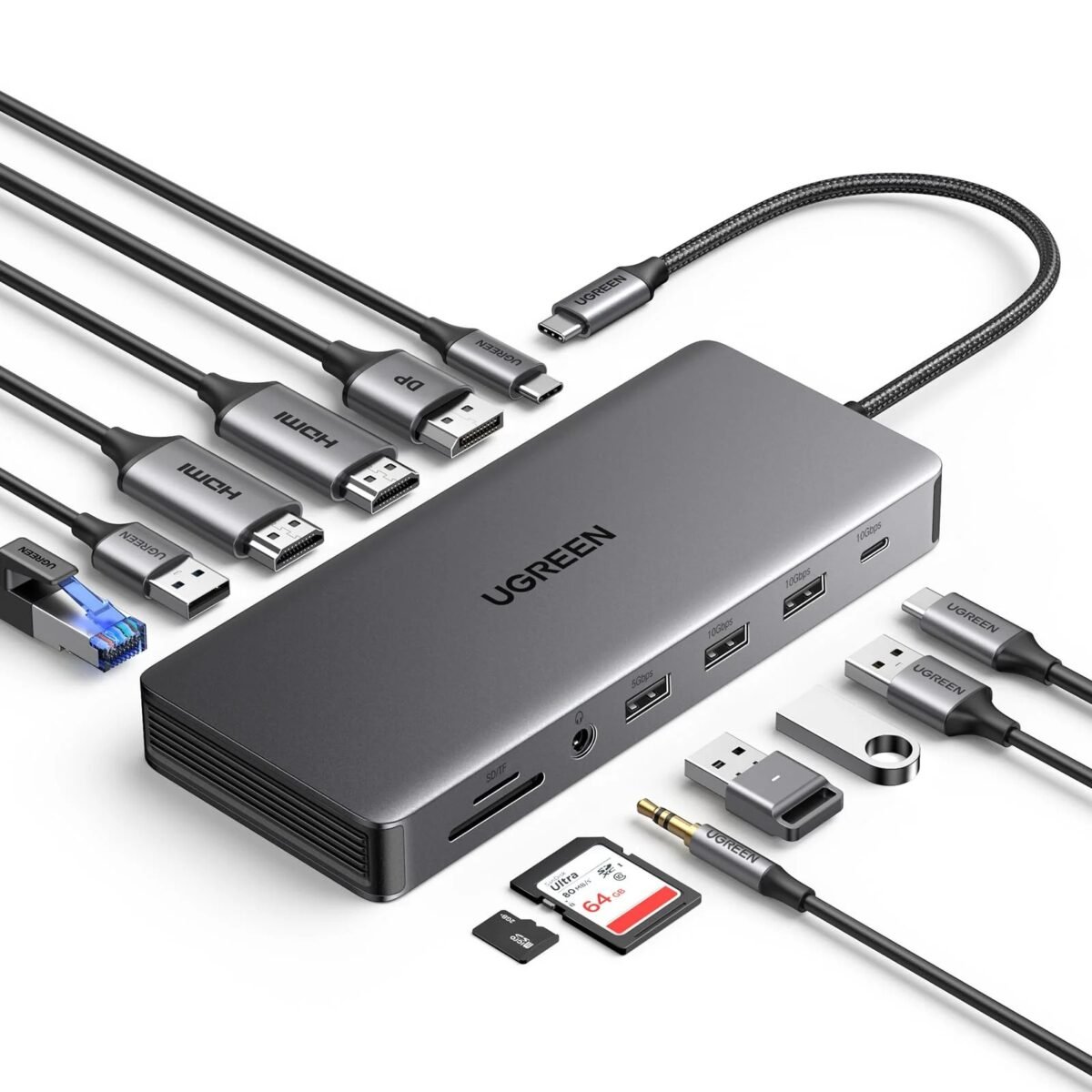 Ugreen 13-in-1 USB-C Multifunction Adapter – CM681 (UG-15978)