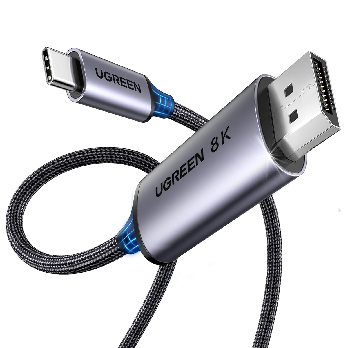 Ugreen 2M USB-C to DisplayPort 8K Cable – UG- 25158